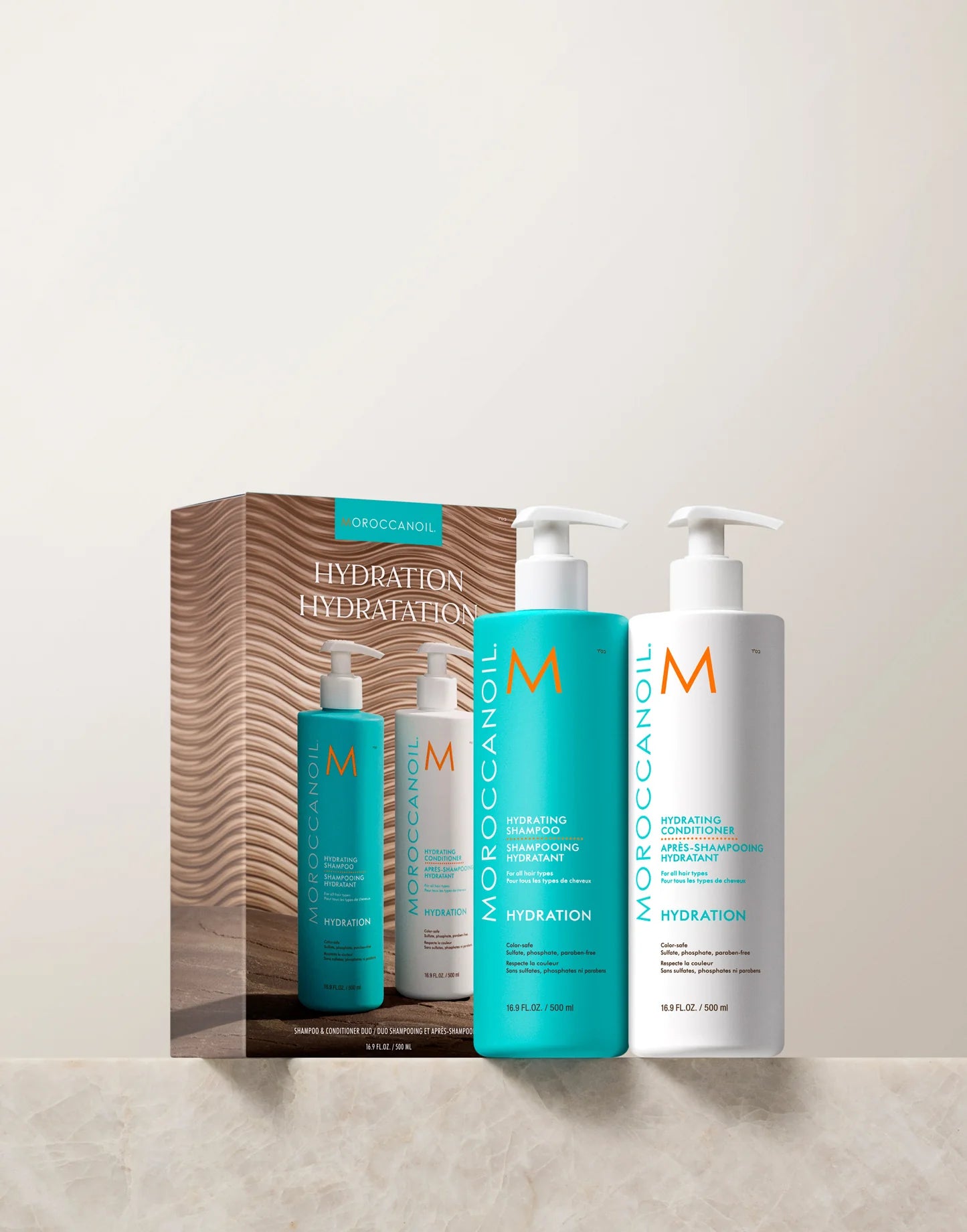 Moroccanoil Shampoo & Conditioner Hidration  Half-Liter Set 500ml/16.9oz