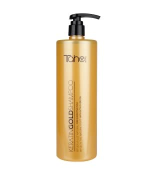 TAHE Botanic Retail Kit Keratin Gold Shampoo 33.8oz/1000ml. & Tahe Gold Mask 33.8oz/1000ml. & Keratin Serum 1.1oz/30ml.