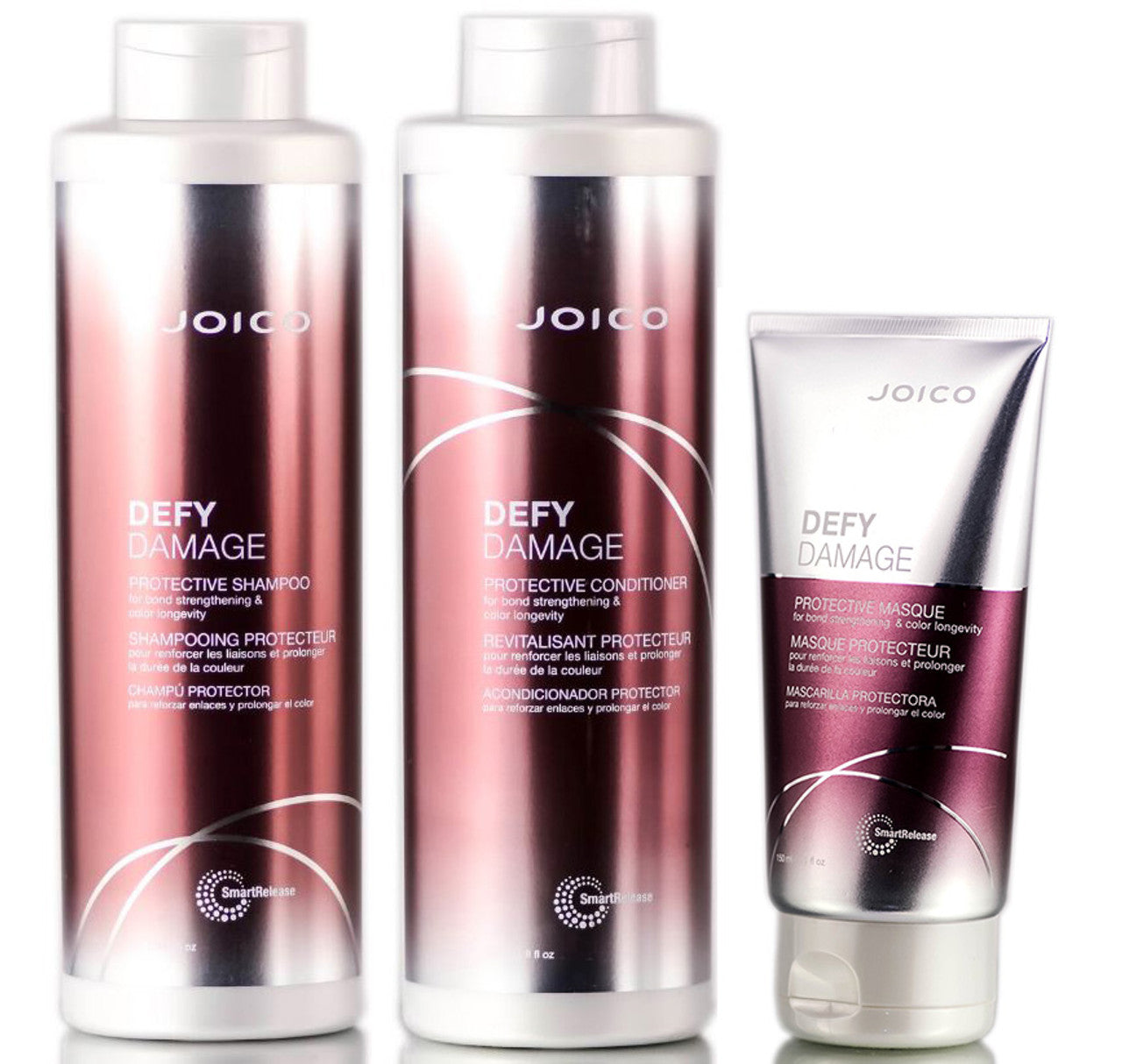 Joico Defy Damage Protective Shampoo | For Color-Treated Hair | Strengthen Bonds & Preserve Hair Color | With Moringa Seed Oil & Arginine