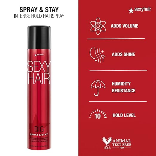 SexyHair Big Spray & Stay, 9oz / 266ml.