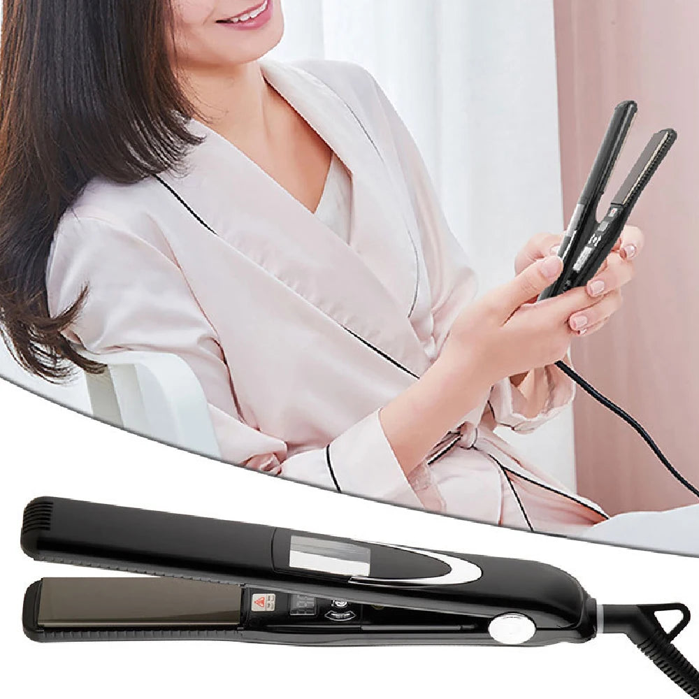 RUCHA Vibrating Hair Straightener Professional Titanium Plate Keratin Vibrate Massage 450F Flat Iron Fast Heating Hair Irons