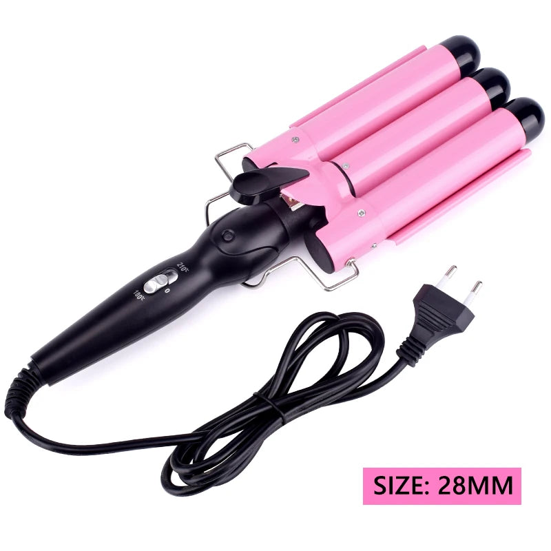 Professional Hair Curling Iron Ceramic Triple Barrel Hair Curler Irons Hair Wave Waver Styling Tools Hair Styler Wand