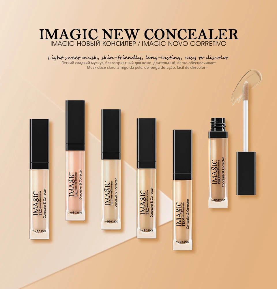 IMAGIC 6 color concealer makeup facial primer facial contour liquid concealer foundation eye make up