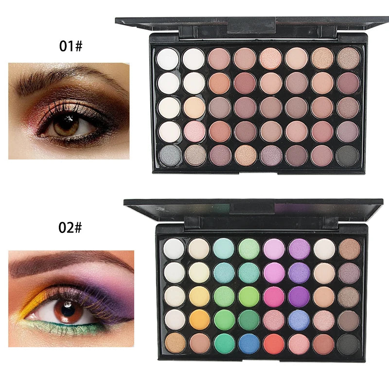 Eyeshadow Palette 29 Colors Eyeshadow Shimmer Glitter Nude Cosmetics Pearlescent Earth Color Eye Makeup Eyeshadow Women's makeup