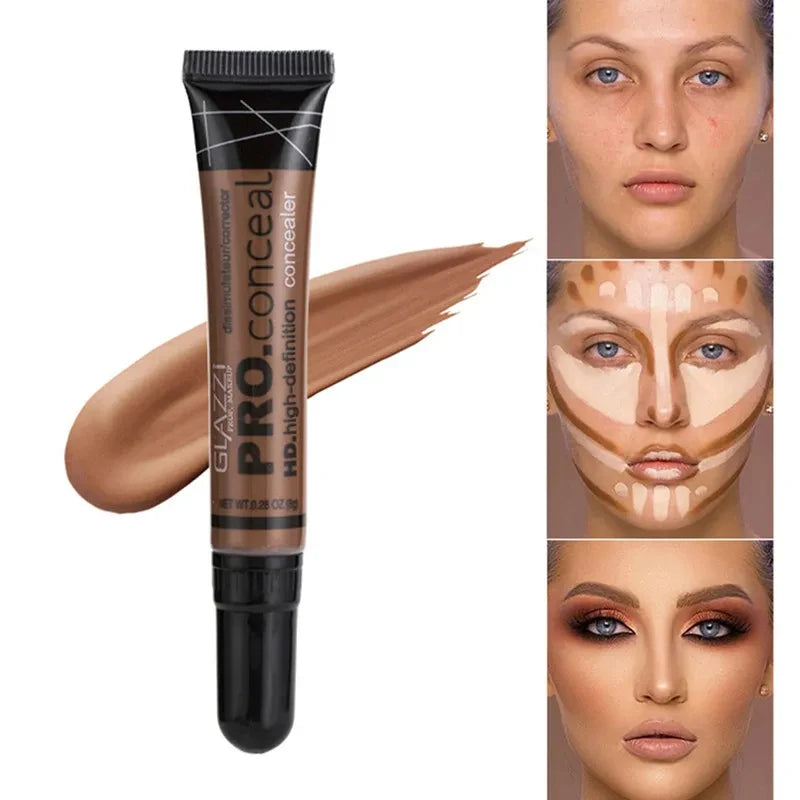 Pro.Conceal Face Make Up Concealer Acne Contour Palette Makeup Contouring Foundation Waterproof Full Cover Dark Circles Cream