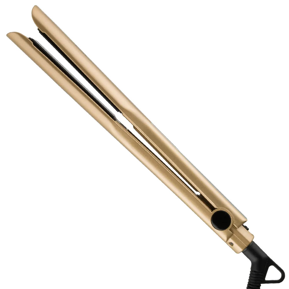 Touch Screen MCH Wide Plate Gold Brazilian Keratin Treatment Titanium 230℃ Professional Permanent Flat Iron Hair Straightener