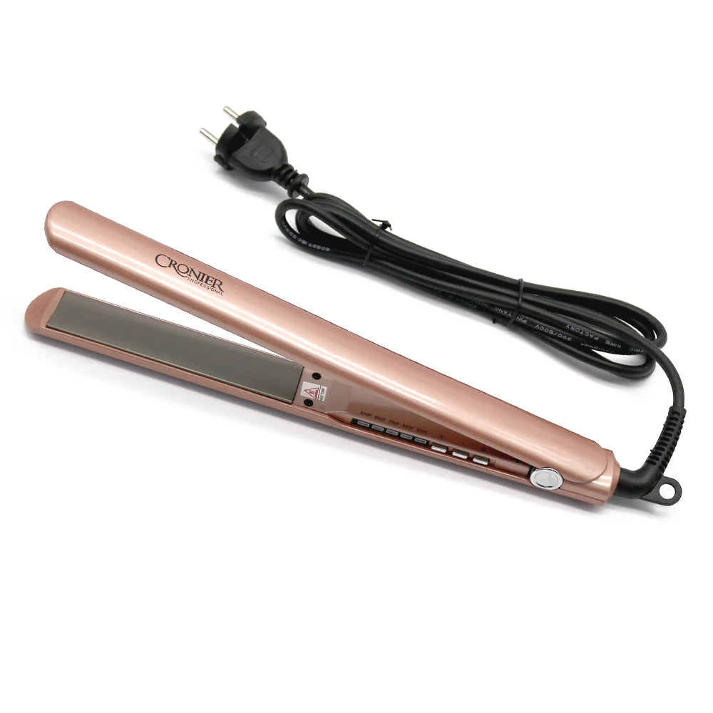 Max.950℉ Professional Flat Iron Straightening Iron Hair Straightener Tourmaline Ceramic Plate Straightening Salon Tool 220-240v