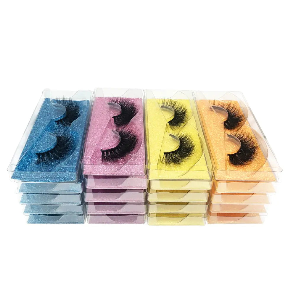 5Pairs 3D Mink Wholesale Eyelashes Lashes Handmade Fluffy Dramatic Lashes Cruelty Free False Eyelashes Makeup Lashes