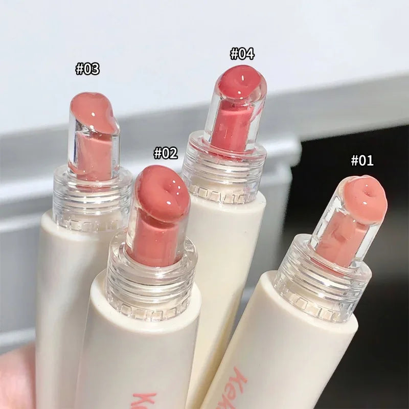 Mirror Jelly Lip Gloss 4 Colors Lasting Hydrating Glossy Lip Glaze Serum Moisturizing Crystal Liquid Lipstick Makeup Cosmetics