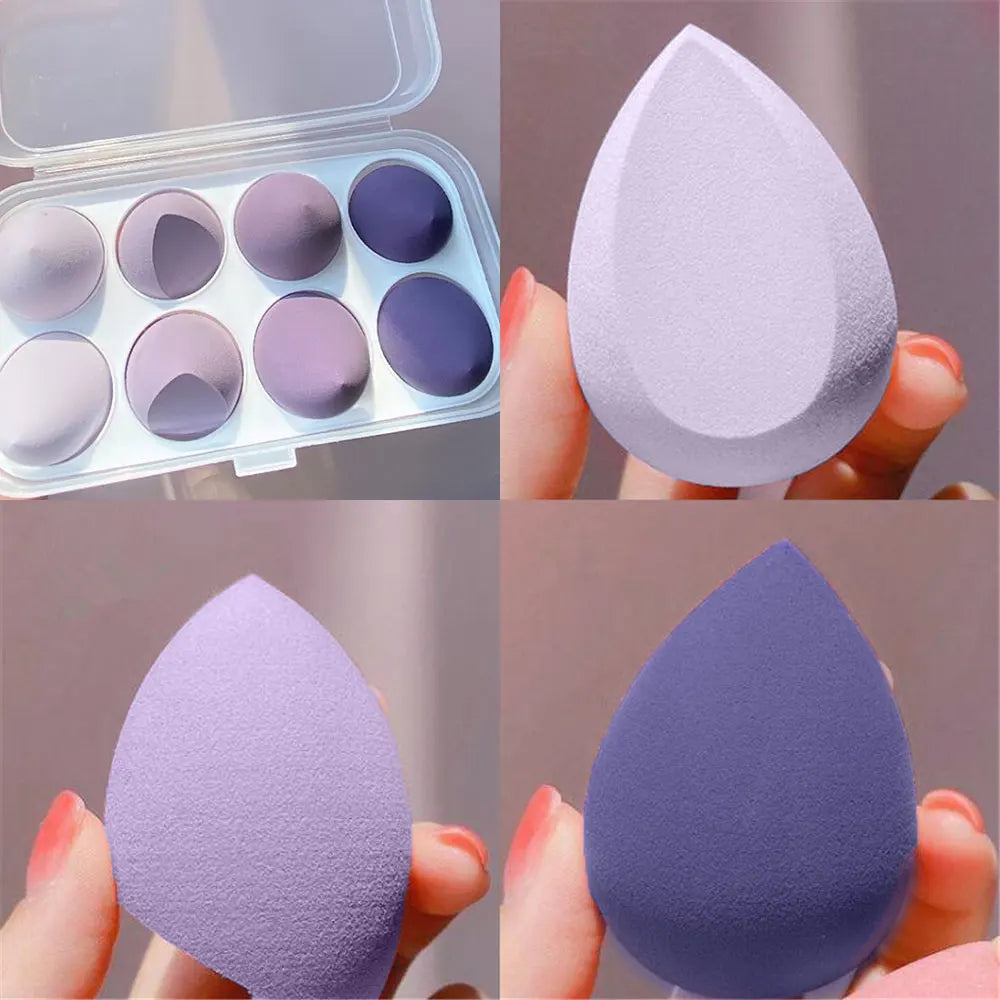 4/8pcs Makeup Sponge Blender Beauty Egg Cosmetic Puff Soft Foundation Sponges Powder Puff Women Make Up Accessories Beauty Tools