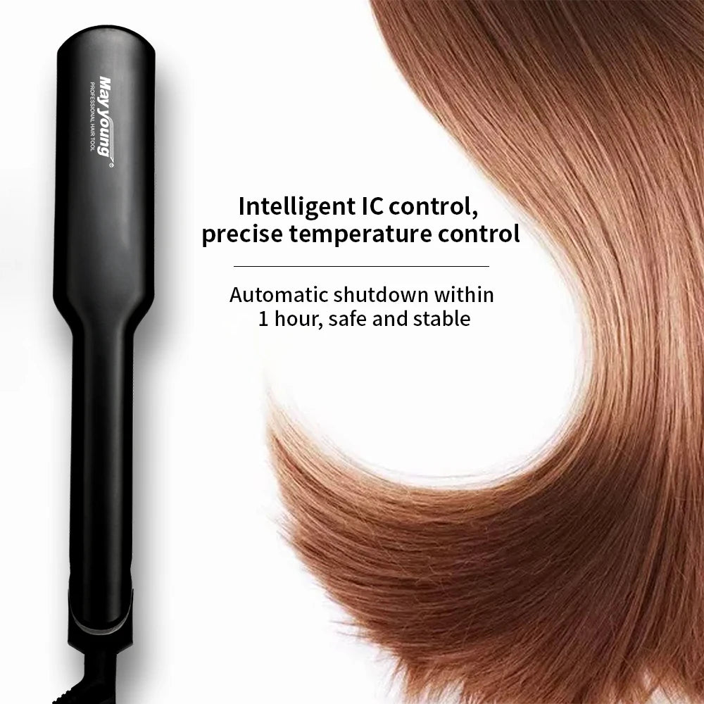 450℉/230℃  Extra Long Titanium Wide Plates Ultra Thin hair Flat iron hair straightener