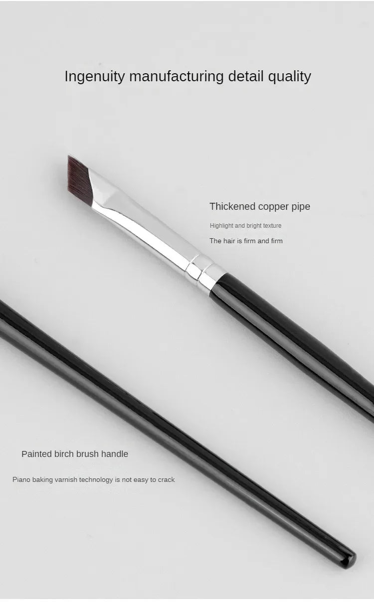 1pcs Blade Eyeliner Brush Ultra Thin Fine Angle Flat Eyebrow Brushes Liner Brow Place Makeup Precise Detail