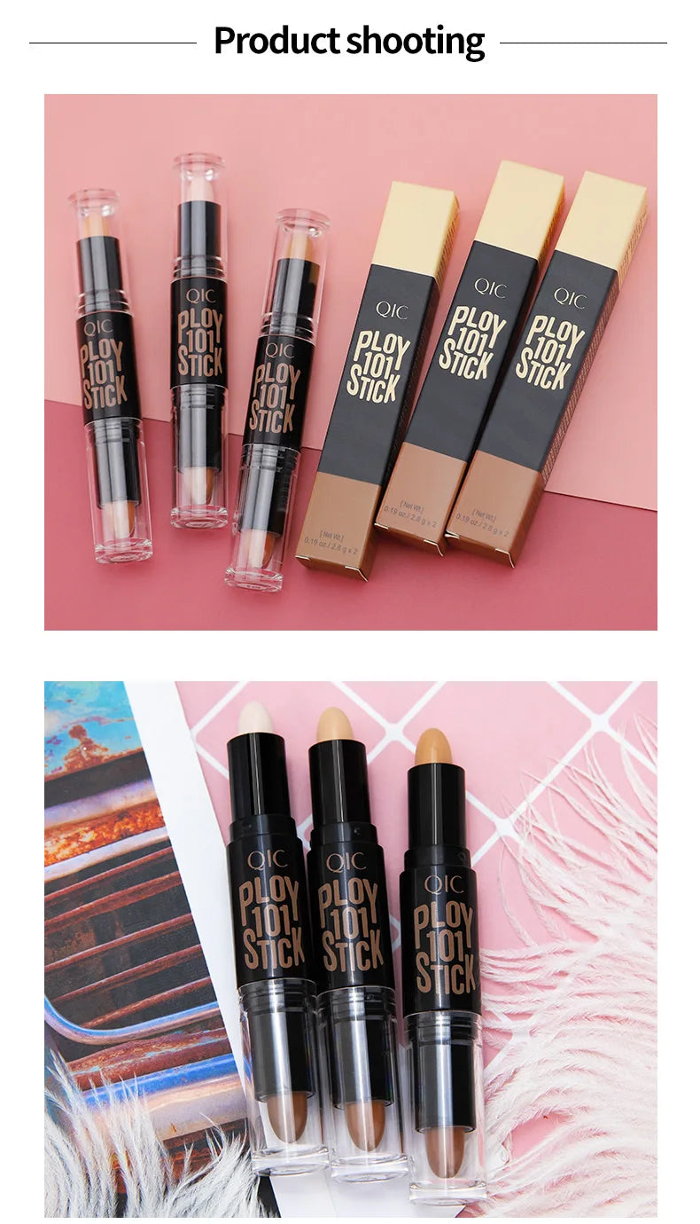 Face Freckles Foundation Concealer Pen Long Lasting White Dark Circles Corrector Contour Eye Stick Pencil Cosmetic Makeup