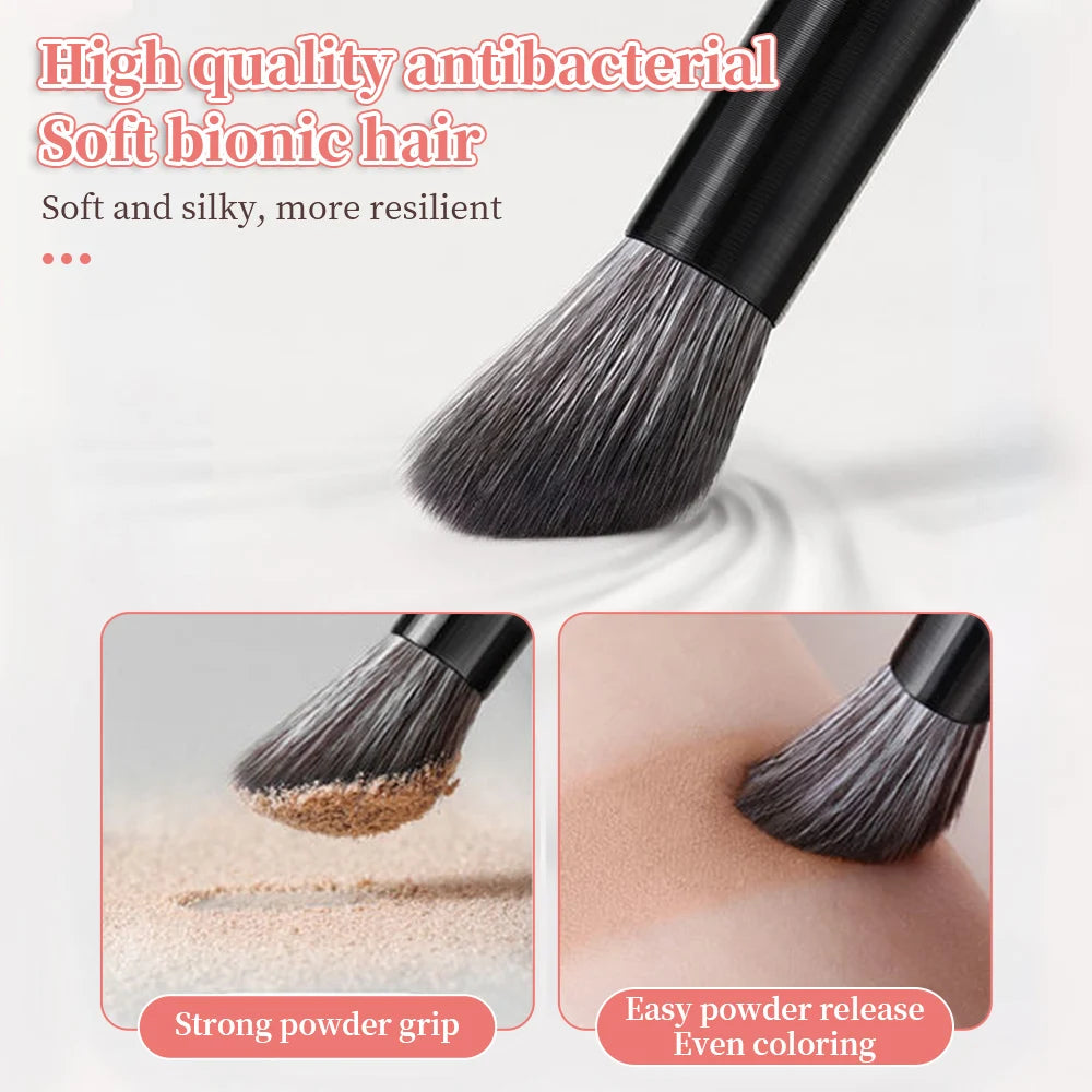 4Pcs Nose Shadow Brush Angled Contour Makeup Brushes Face Nose Silhouette Eyeshadow Cosmetic Blending Concealer Makeup Tools Set