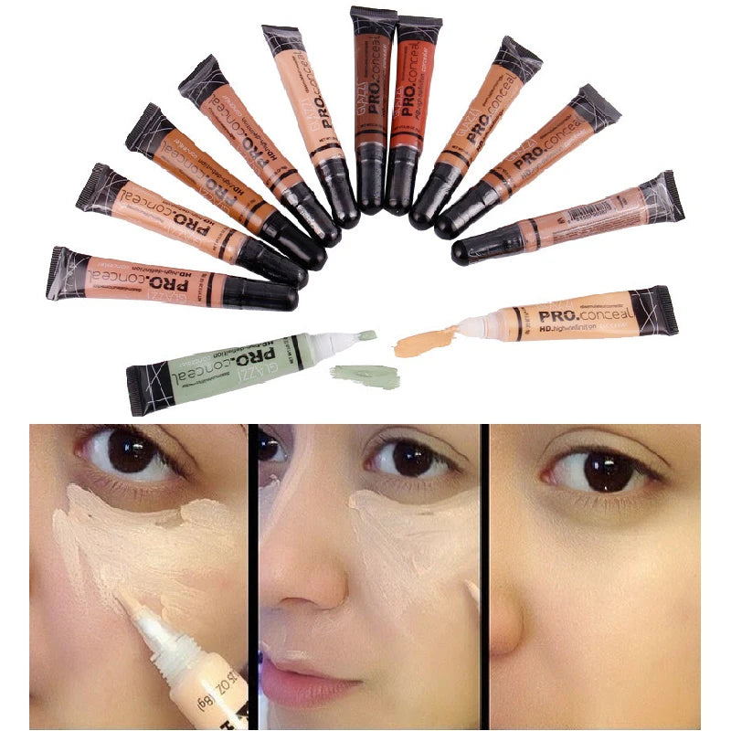 Pro.Conceal Face Make Up Concealer Acne Contour Palette Makeup Contouring Foundation Waterproof Full Cover Dark Circles Cream