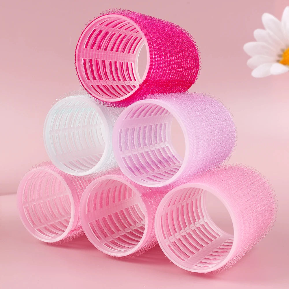 1/5/10PCS Hair Rollers Self-Grip Holding Self-Adhesive Air Bangs Curling Roller Natural Curlers No Heat DIY Curling Styling Tool