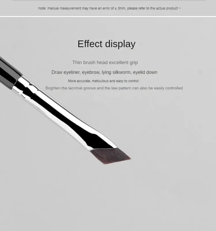 1pcs Blade Eyeliner Brush Ultra Thin Fine Angle Flat Eyebrow Brushes Liner Brow Place Makeup Precise Detail