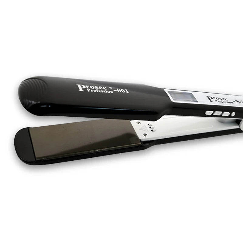 001 Professional Titanium Flat Iron Hair Straightener Automatic Steam Infrared Straightener