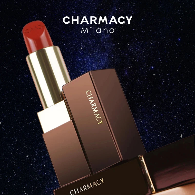 CHARMACY Moisturizing Luxury Lipstick Velvet High Quality Lipsticks Shiny Professional Makeup Cosmetic for Lip Women