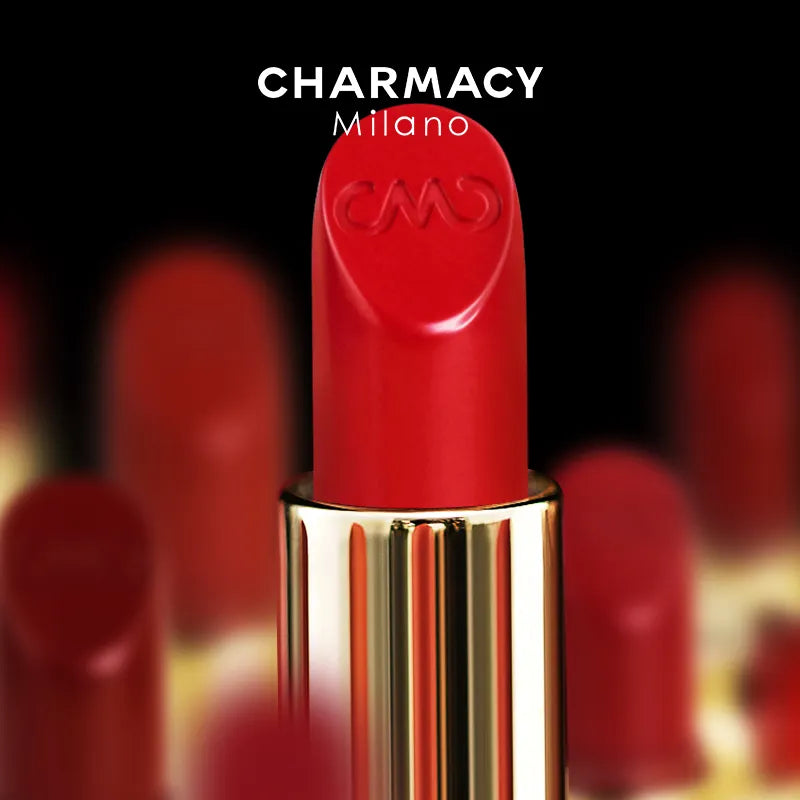 CHARMACY Moisturizing Luxury Lipstick Velvet High Quality Lipsticks Shiny Professional Makeup Cosmetic for Lip Women